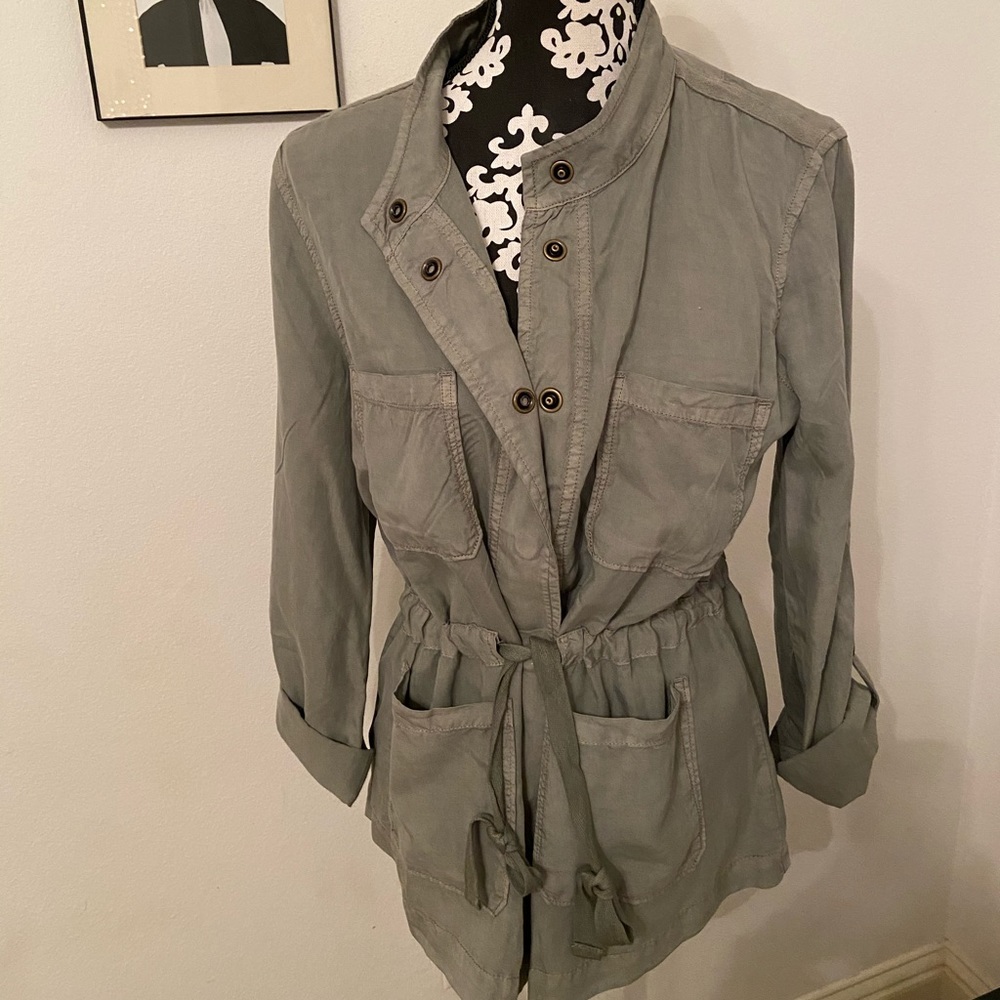 Sanctuary Twill Tie Lightweight Safari Jacket